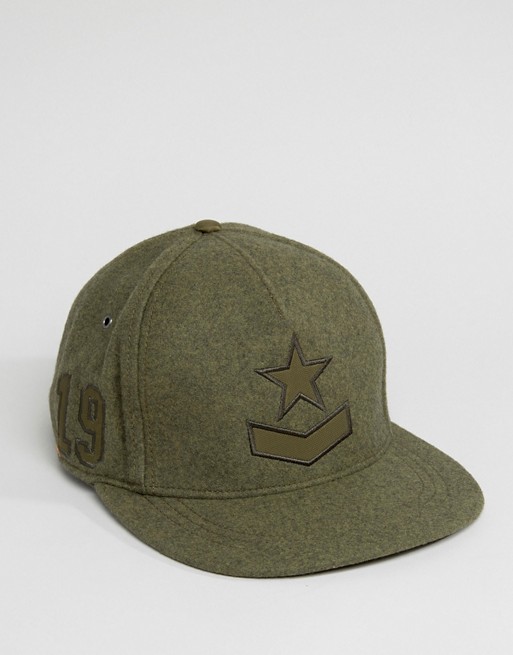 Diesel Wool Baseball Cap